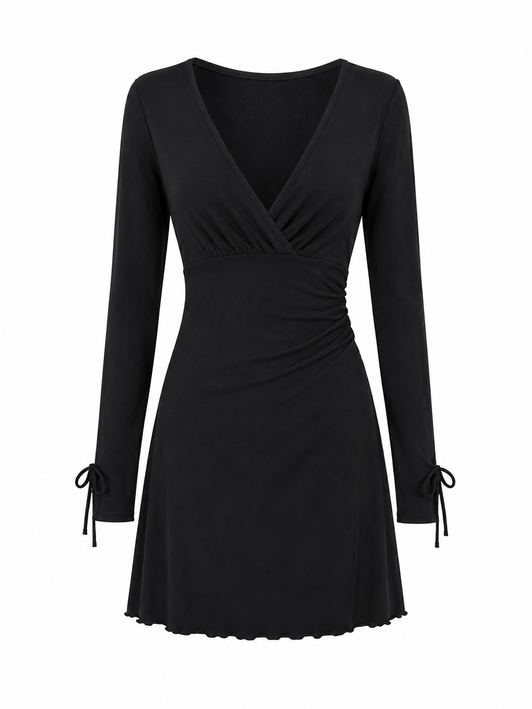 Vestido moños liso