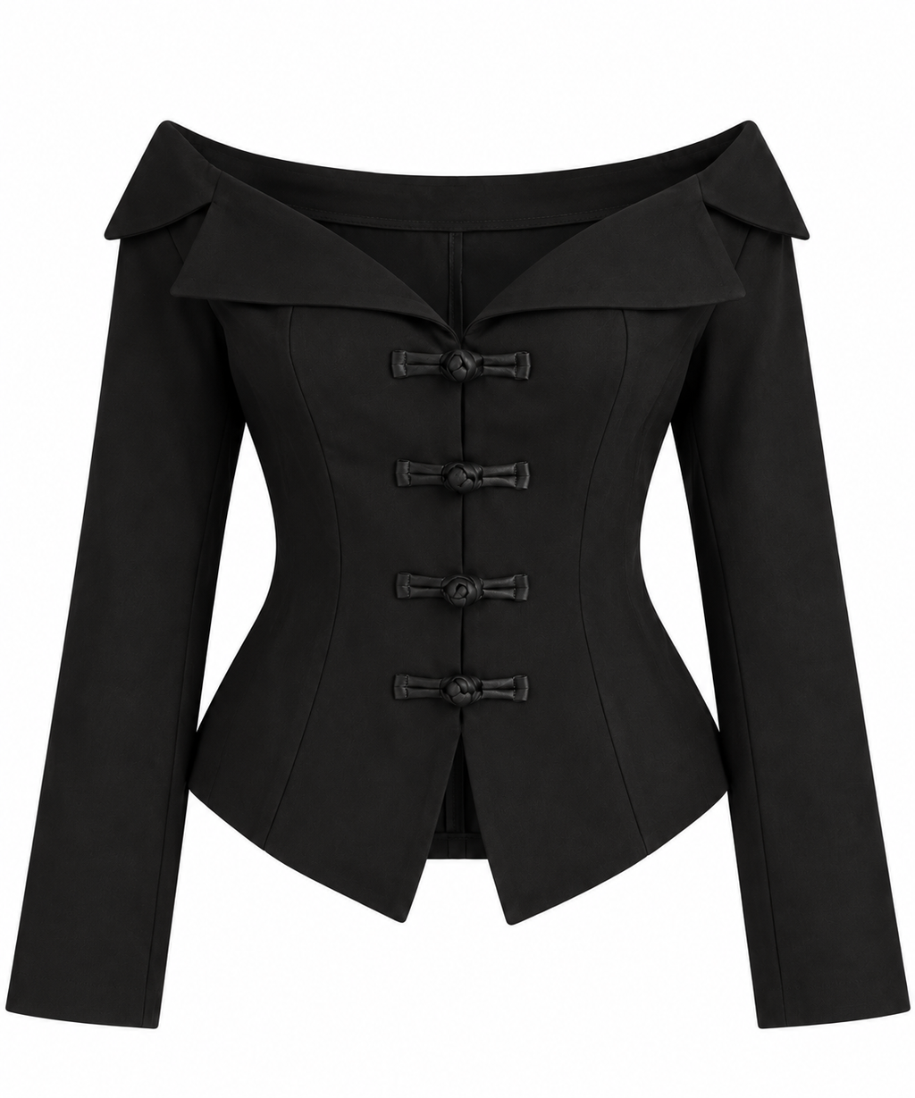 Blusa solapa kimono M