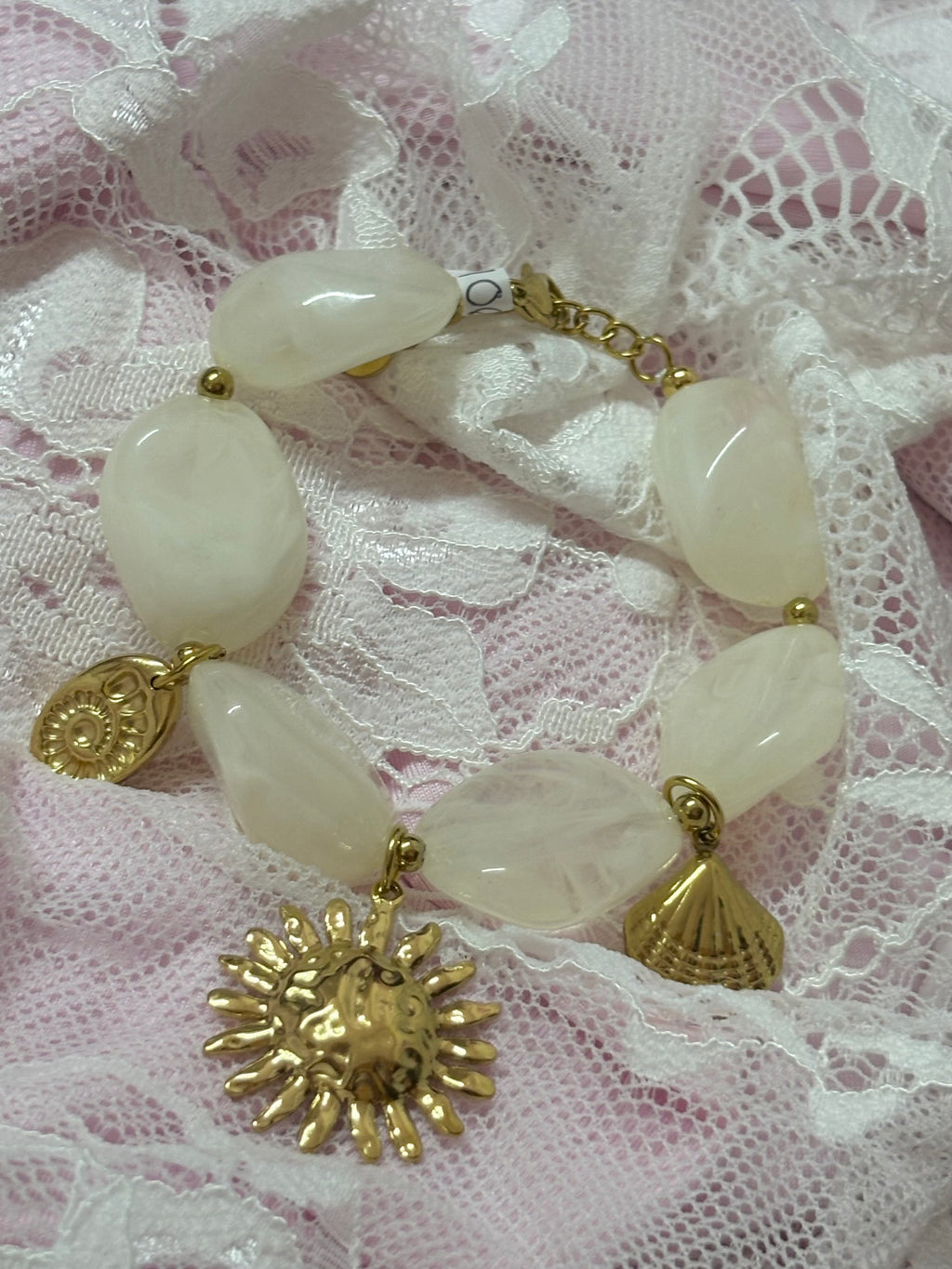 Brazalette piedra charms