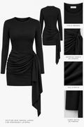 Vestido drapeado M/G
