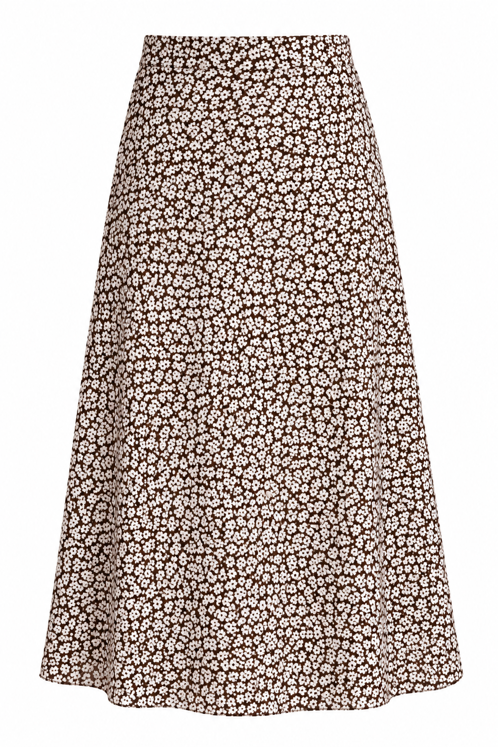 Falda midi floral M