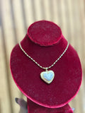 Collar Perla + corazón