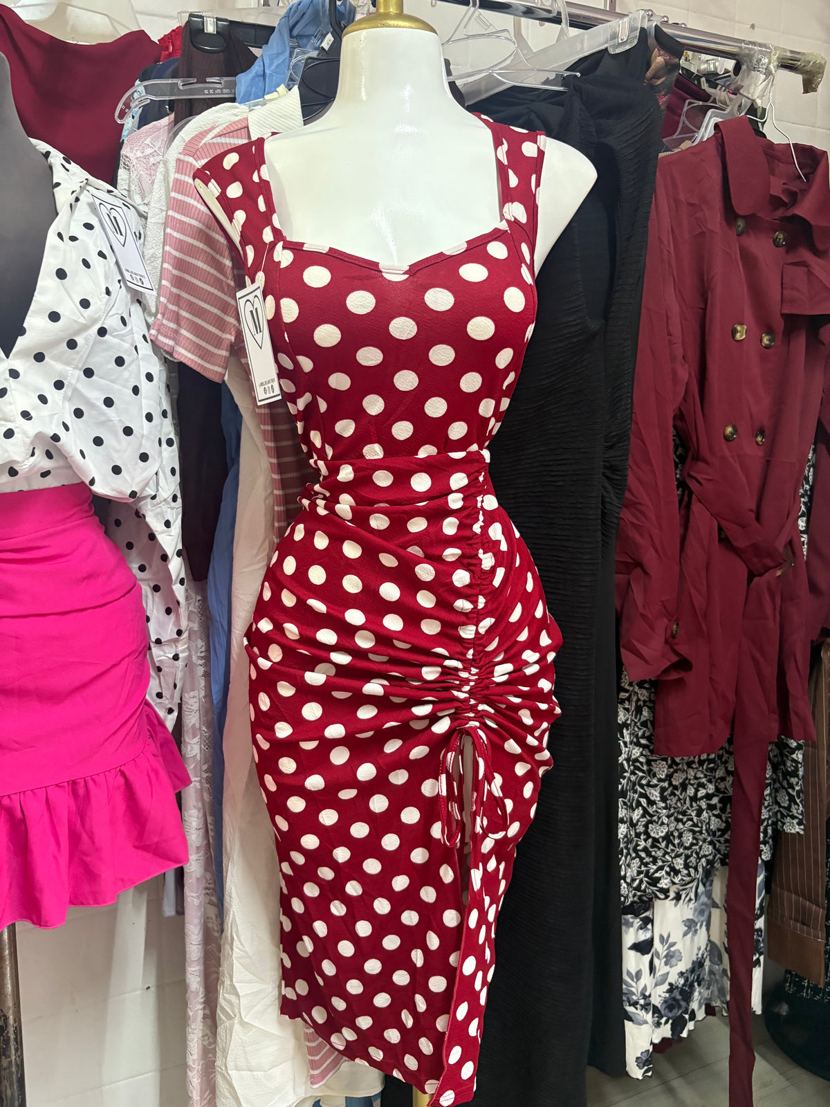 Vestido Polka Rib M