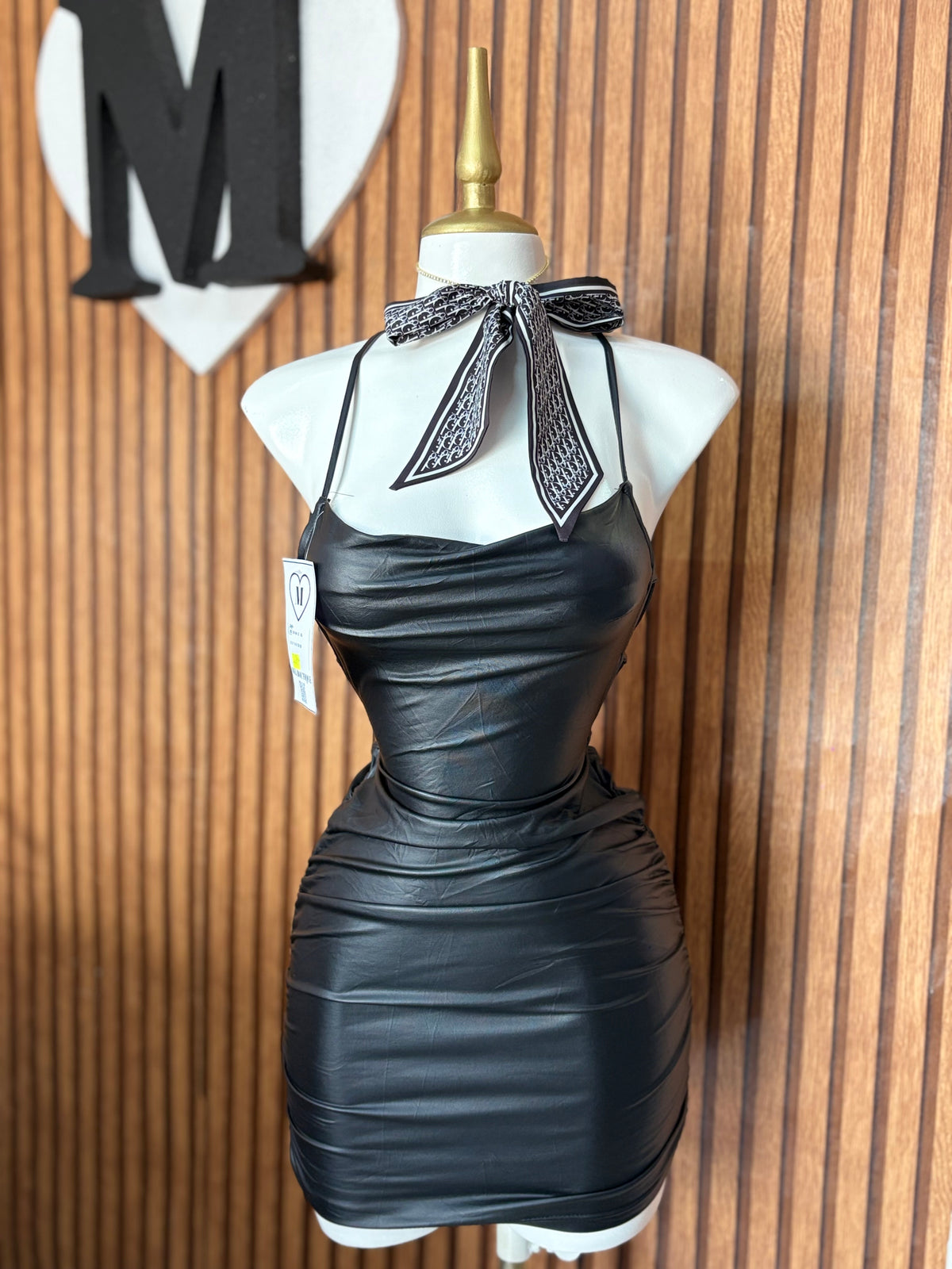 Vestido Vinilpiel Ch