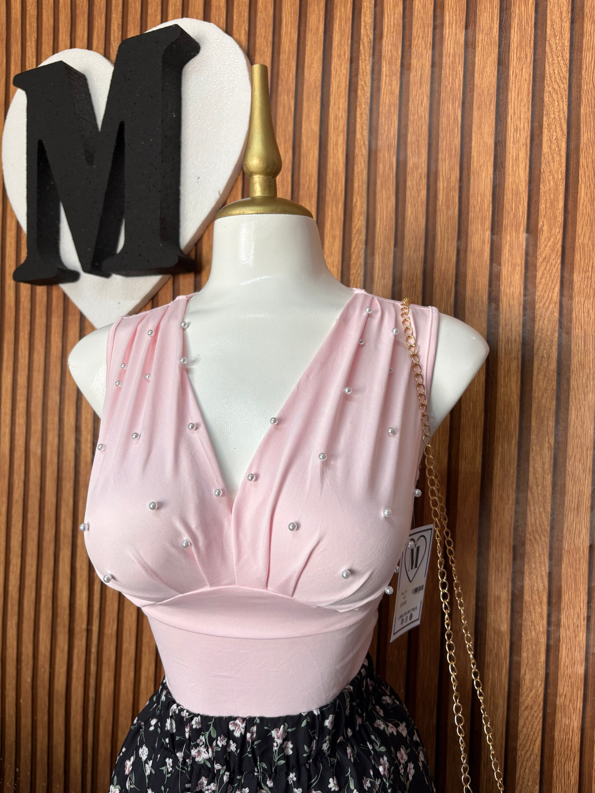 Blusa perlas