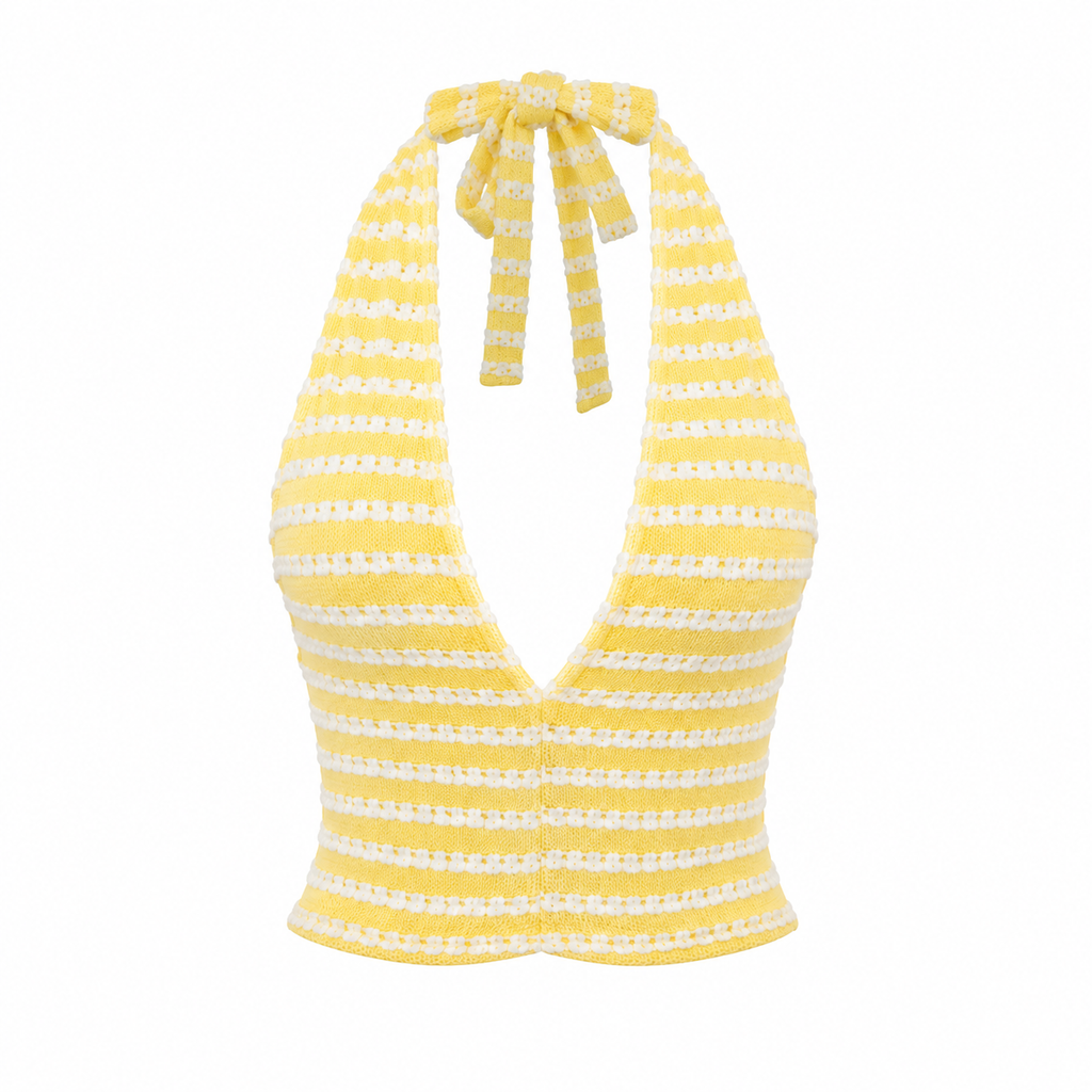 Top triangular halter