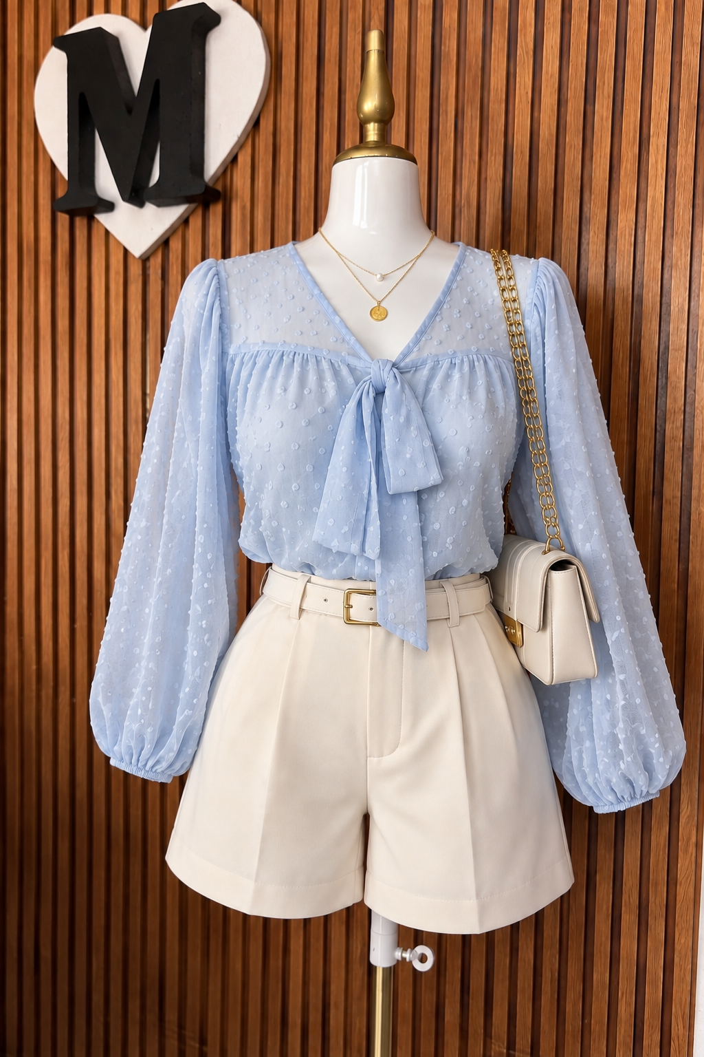 Blusa moño M/G