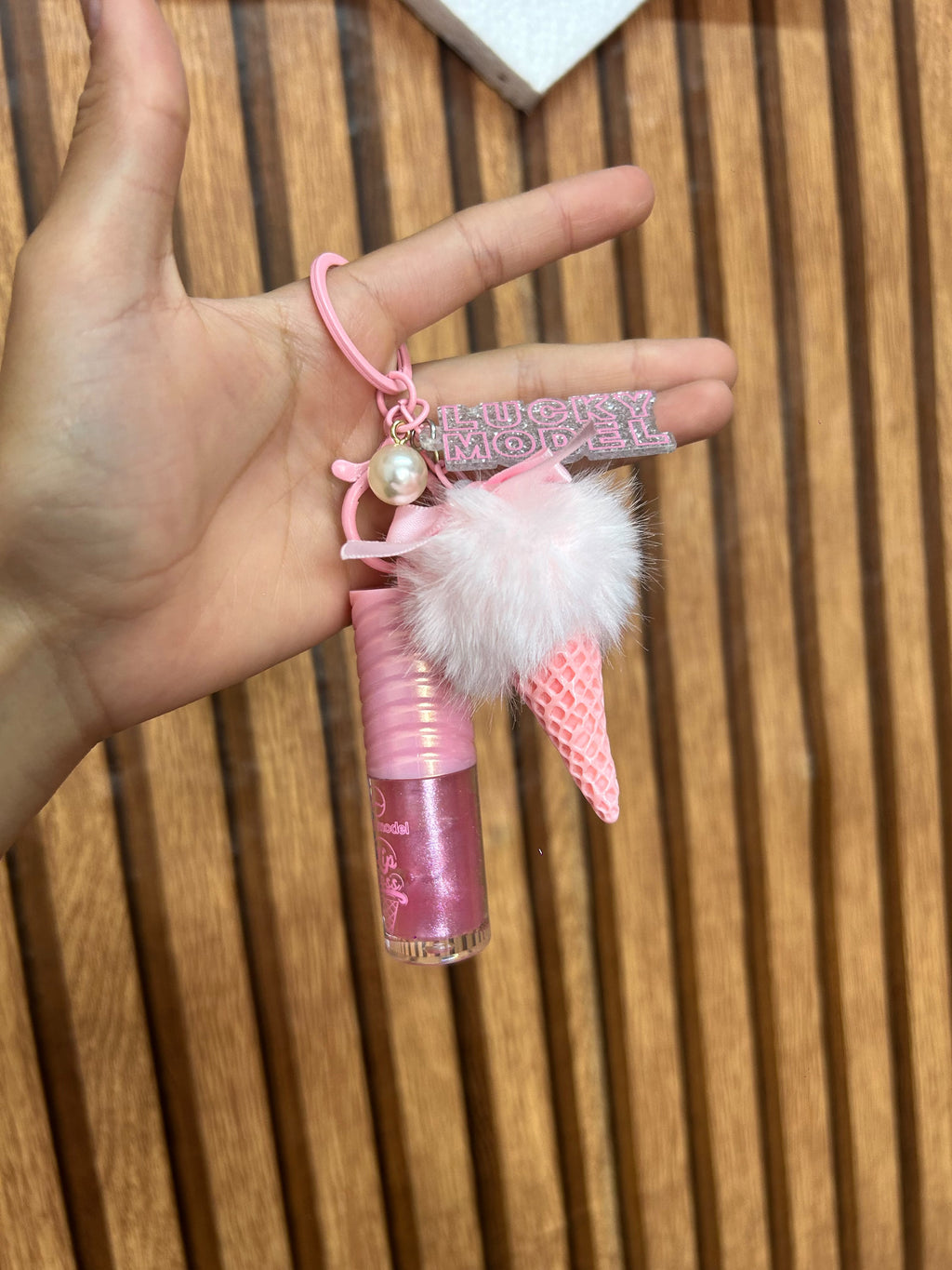 Llavero Charm Gloss&Cono de helado
