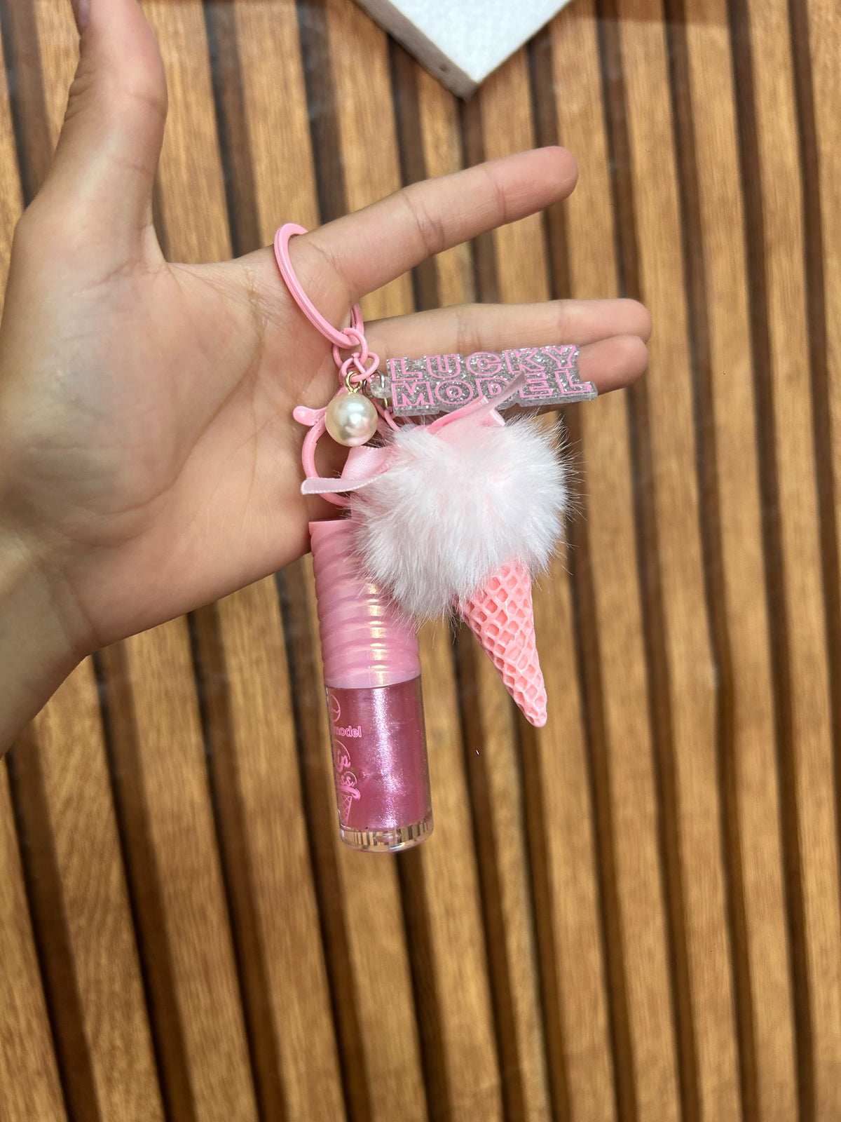 Llavero Charm Gloss&Cono de helado