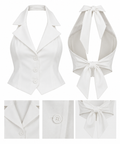 Blusa solapa Halter M