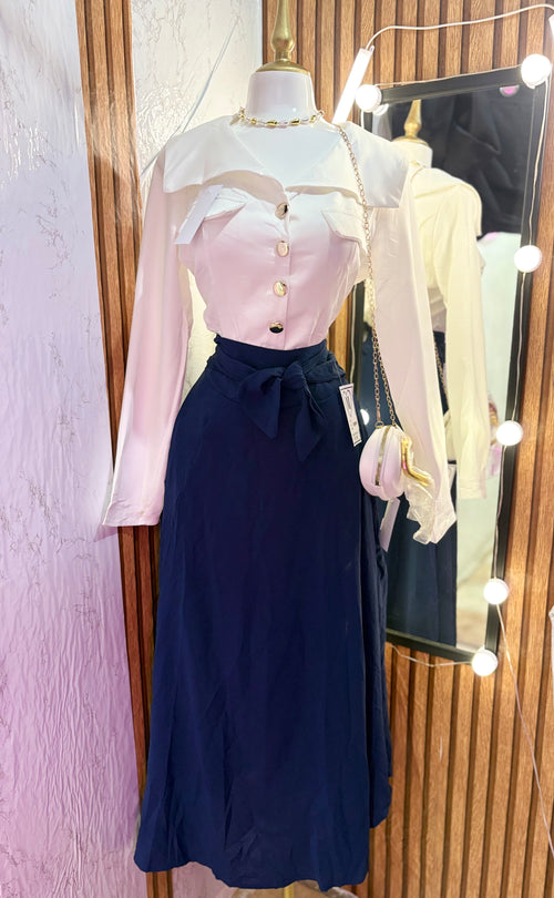 Blusa formal solapa