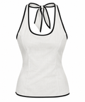 Blusa bicolor halter M