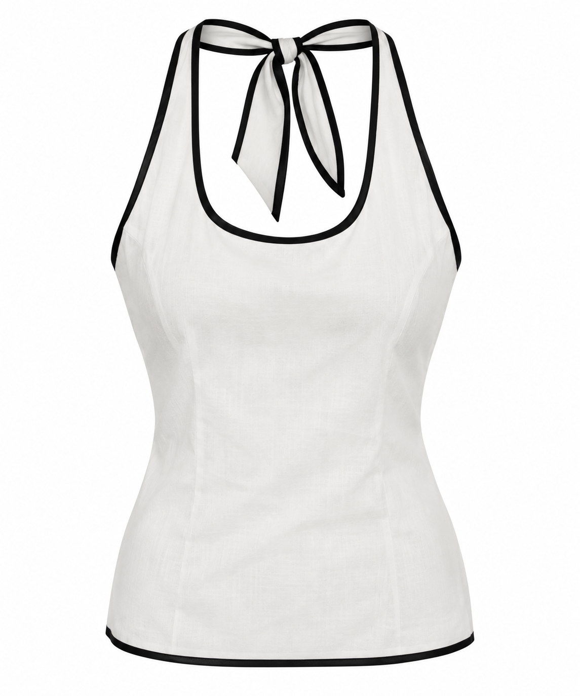 Blusa bicolor halter M