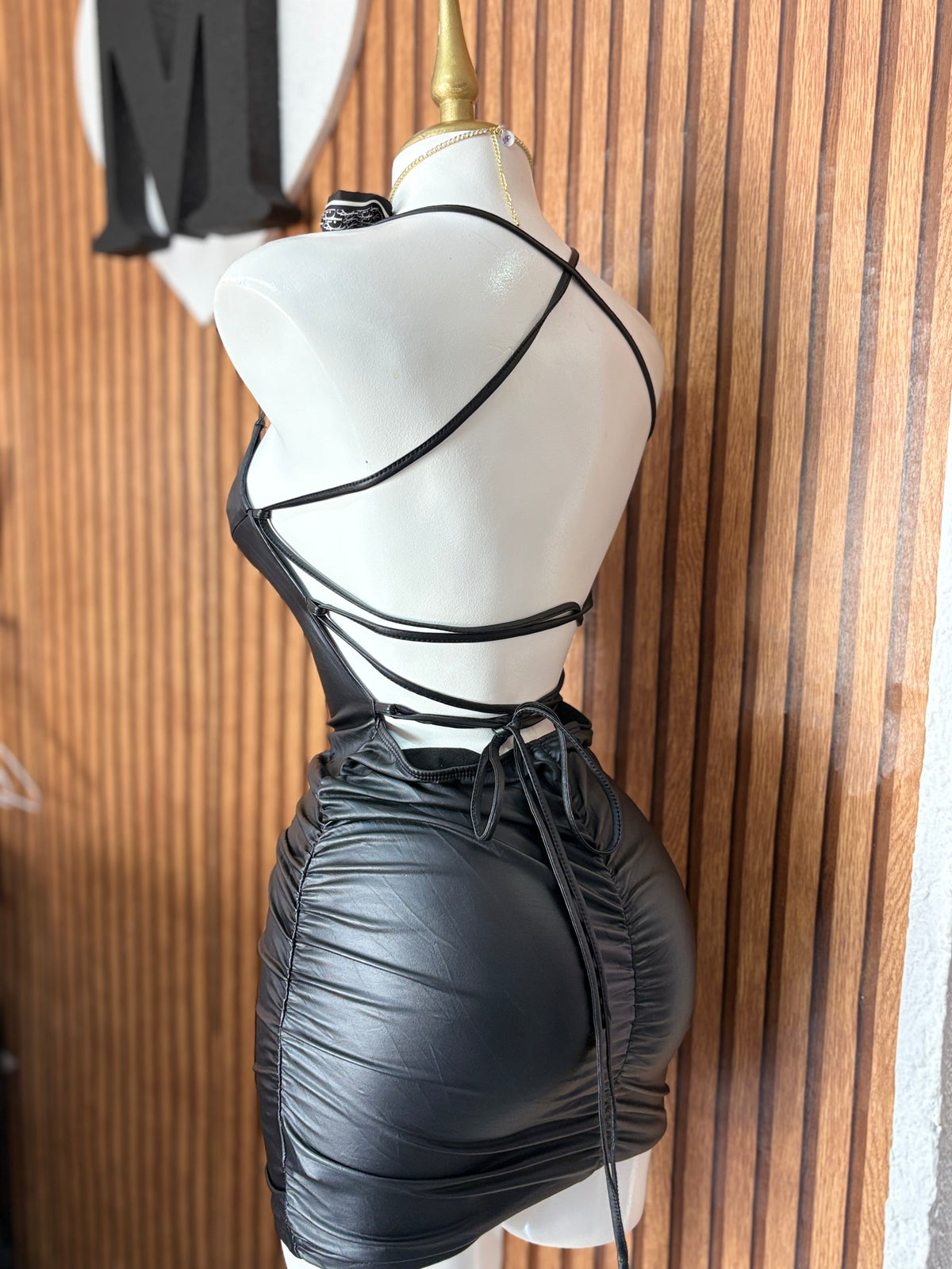 Vestido Vinilpiel Ch