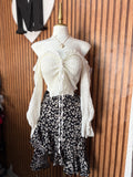 Blusa abullonada adelita M