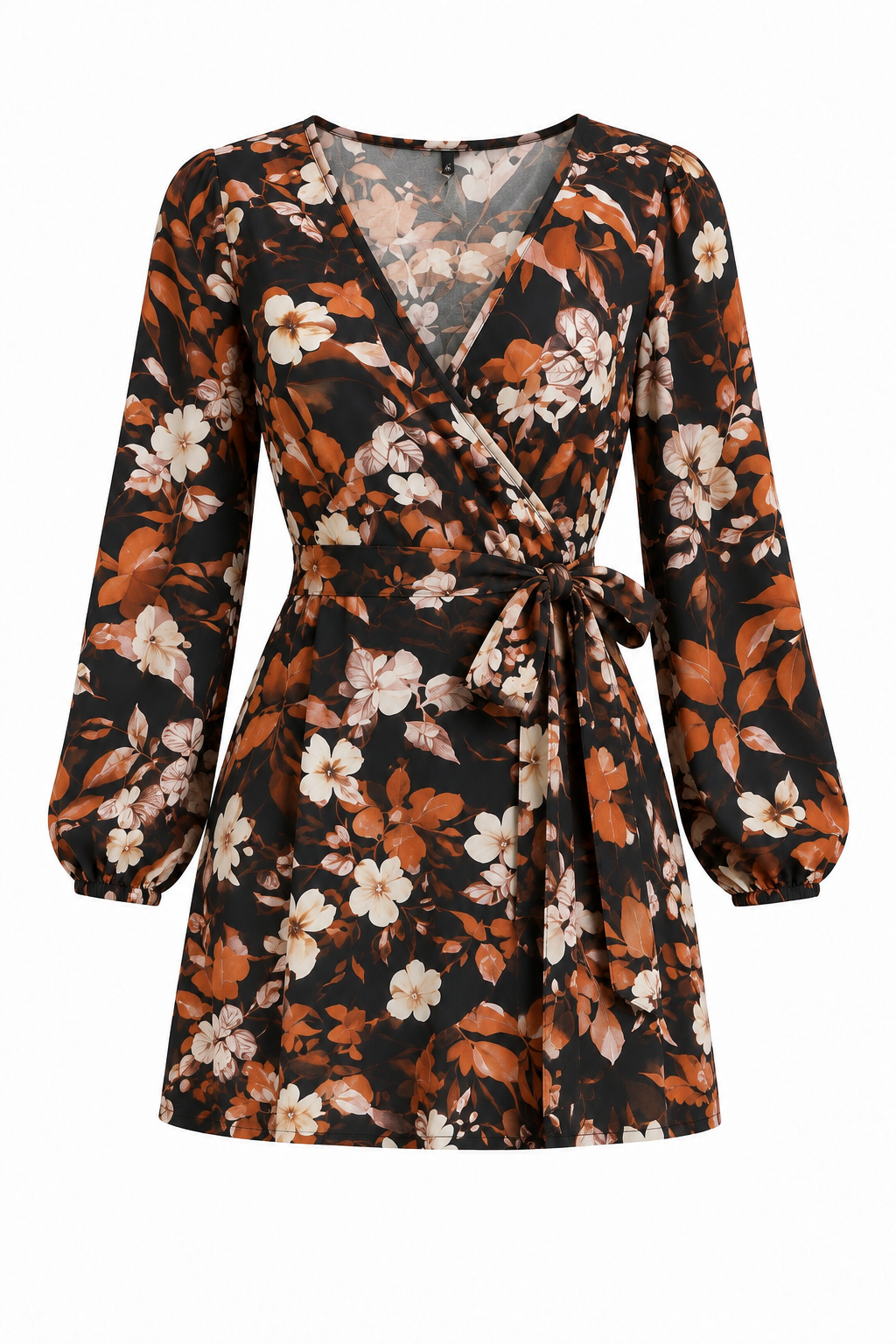 Vestido floral abullonado
