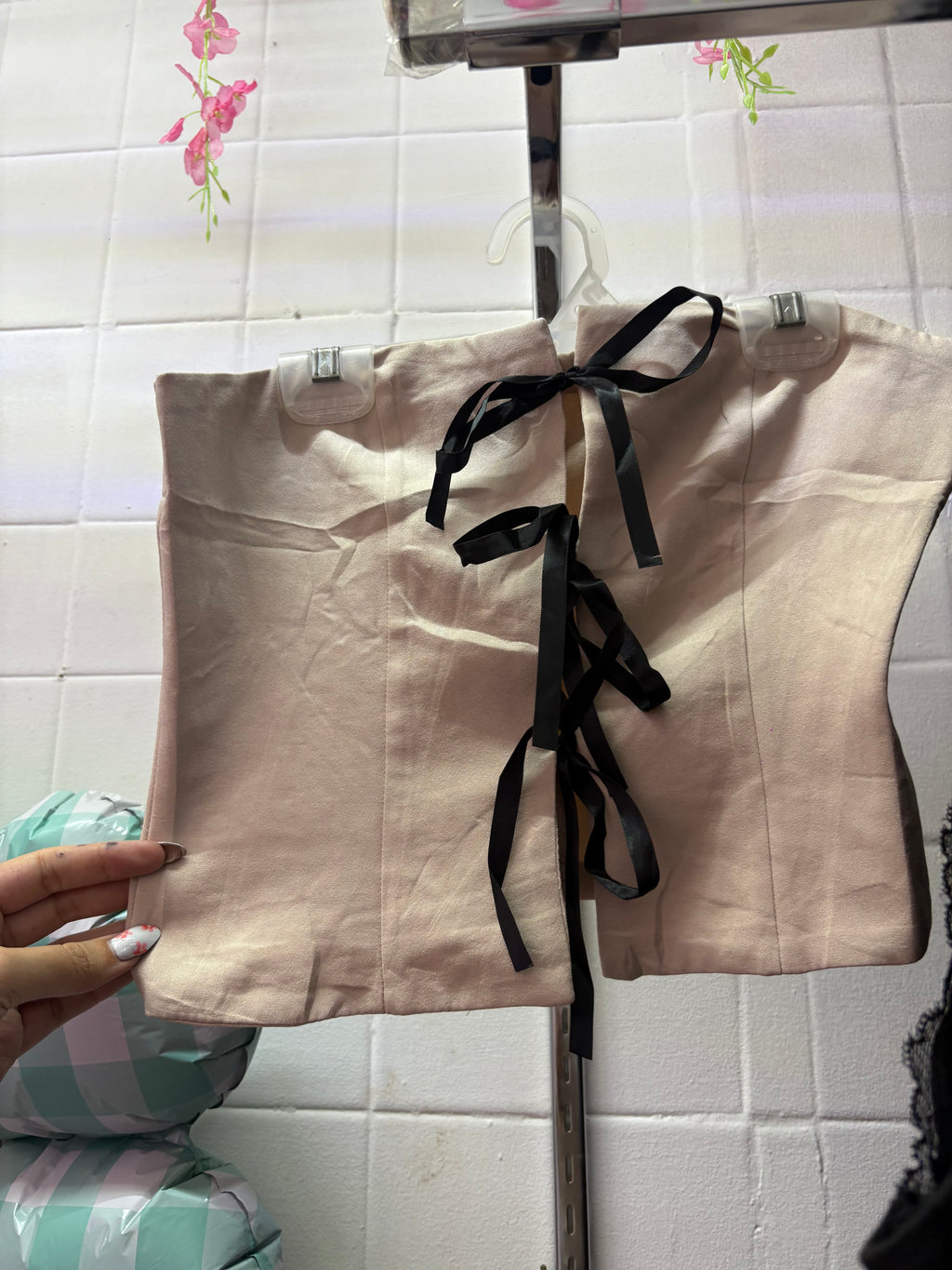 Top moños Strapless