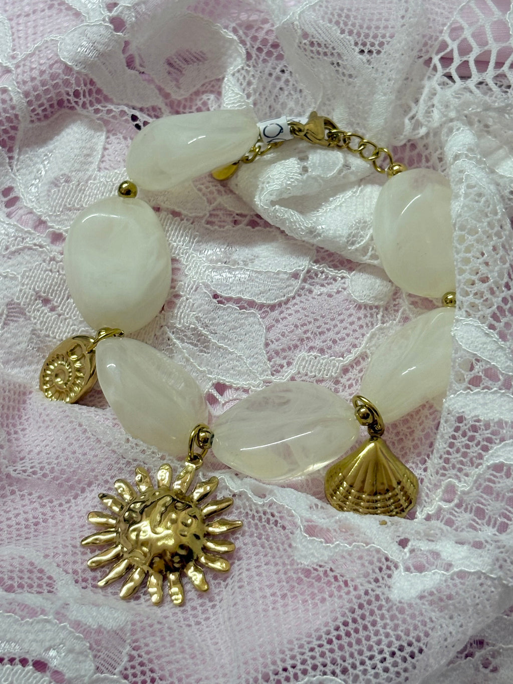 Brazalette piedra charms
