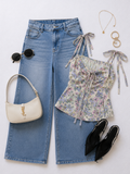 Top floral Moño