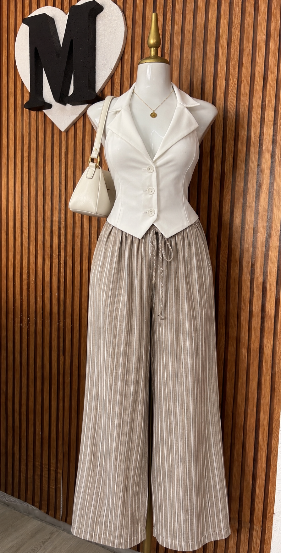 Pantalón rayas manta G