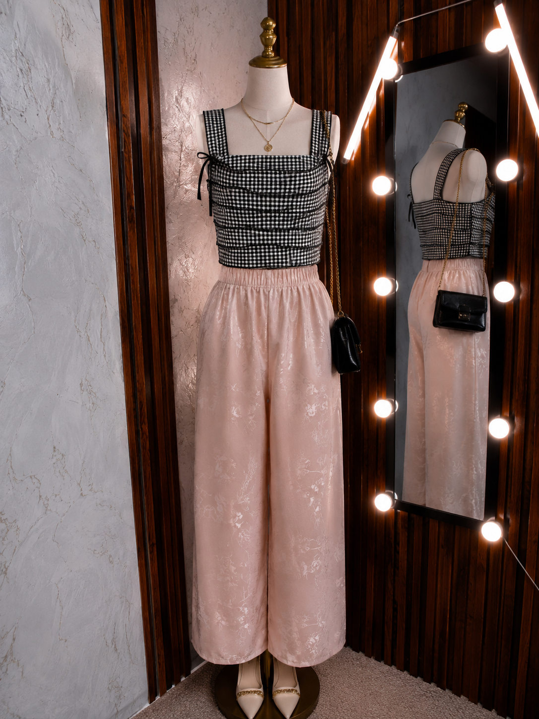 Pantalón satinado