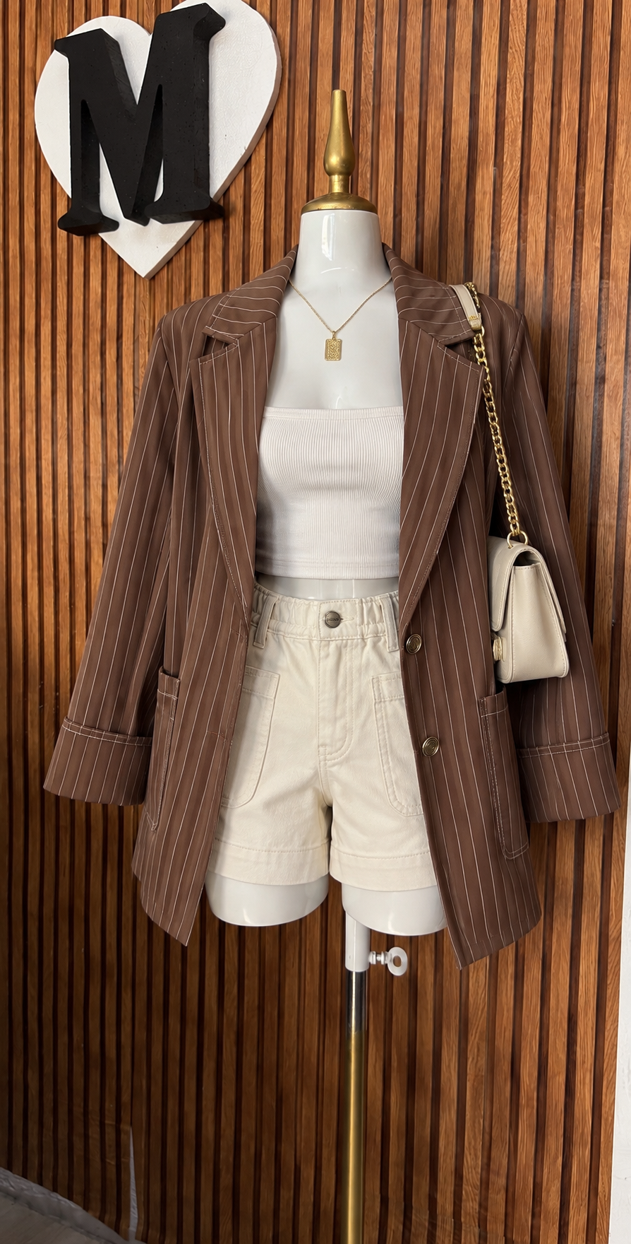 Blazer rayas Oversized G