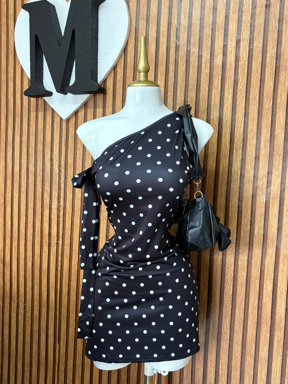 Vestido Polka Dots moño