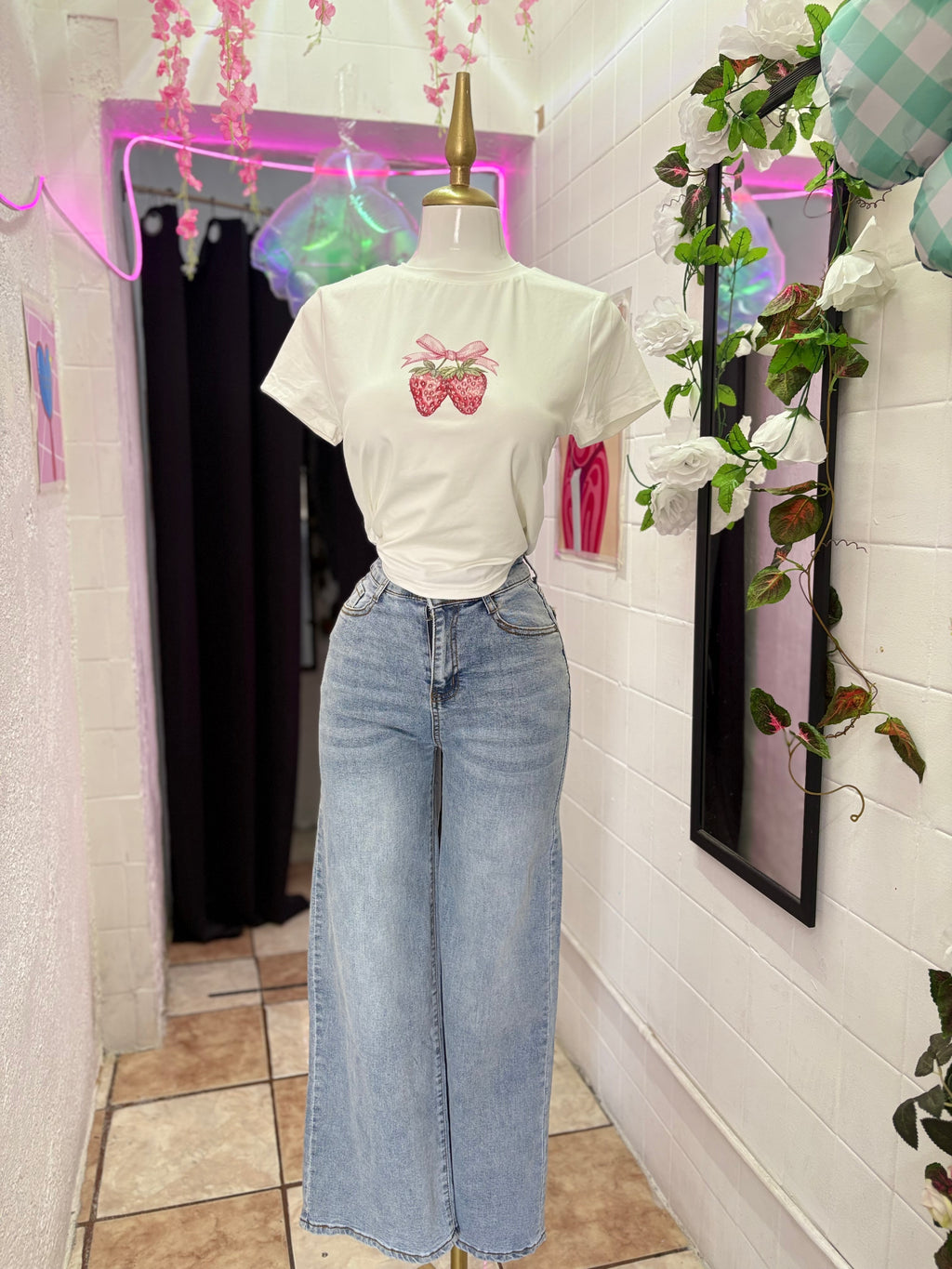Jeans WideLeg claro