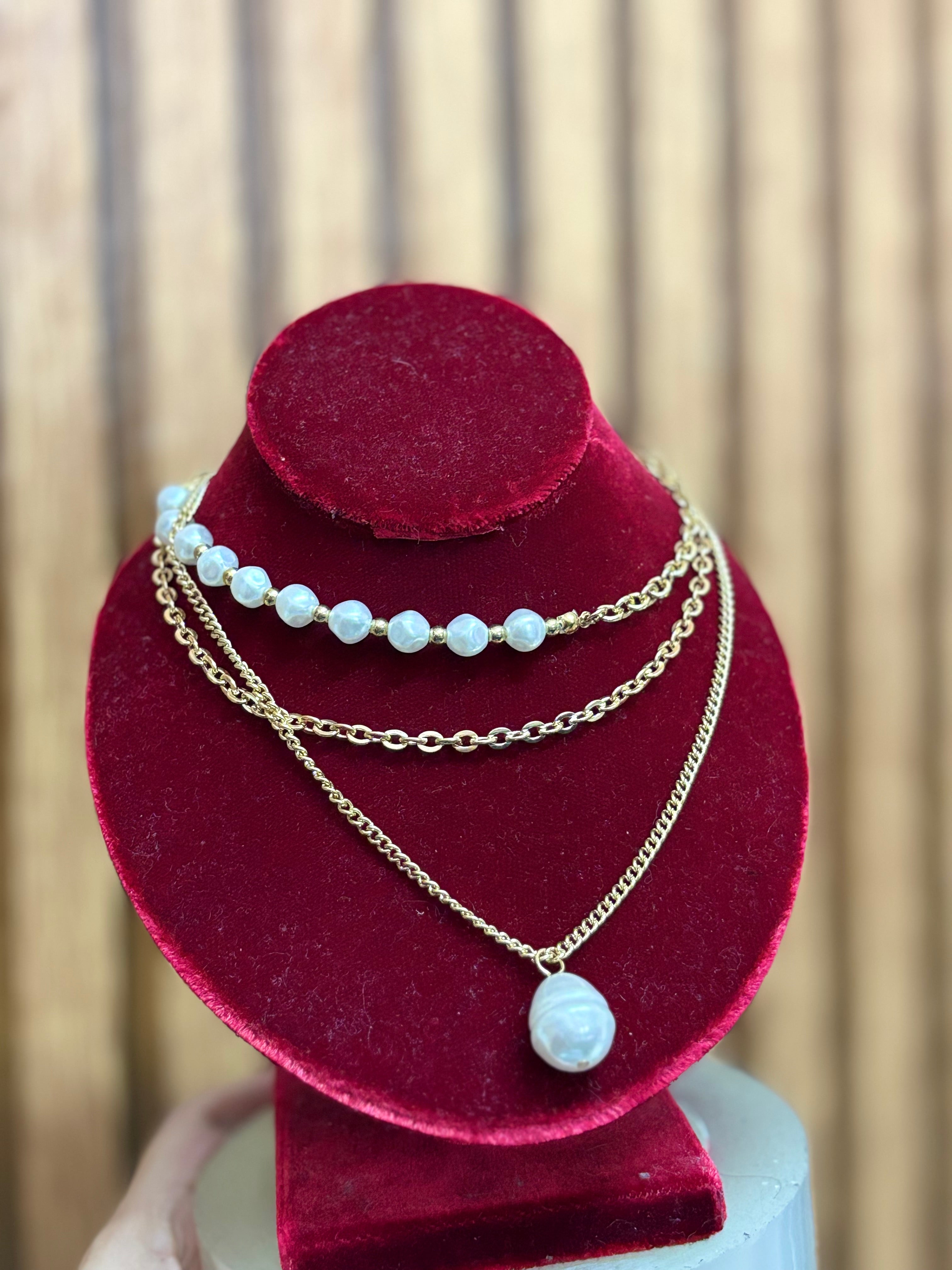 Collar Capaz Perlas