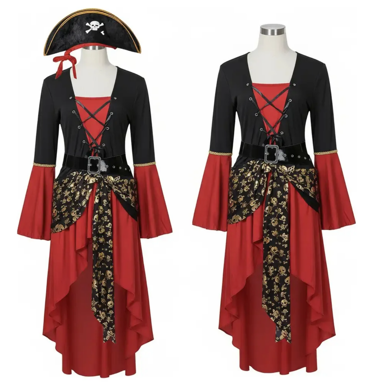 Disfraz completo pirata midi