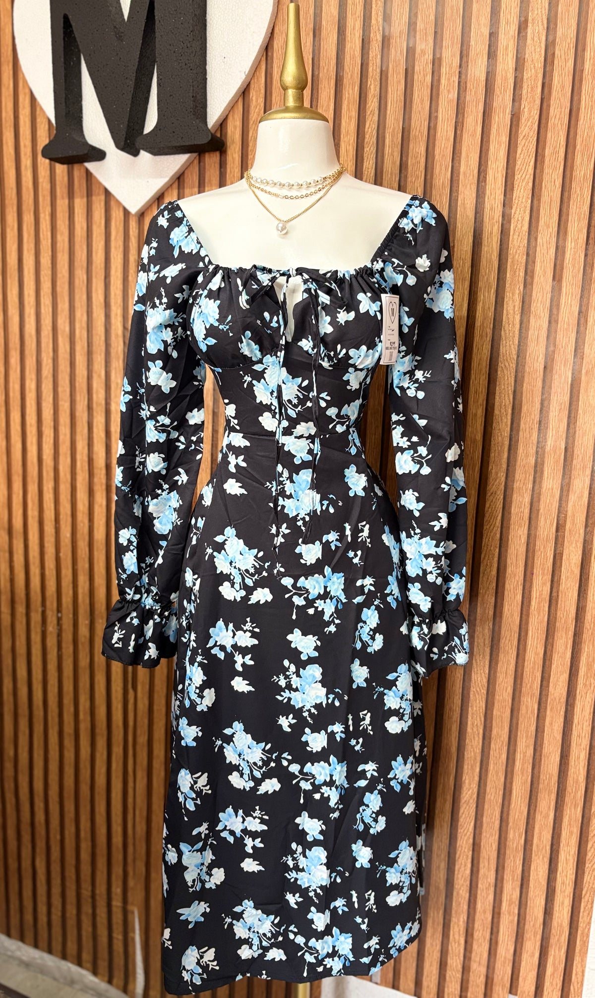 Vestido corset Floral M