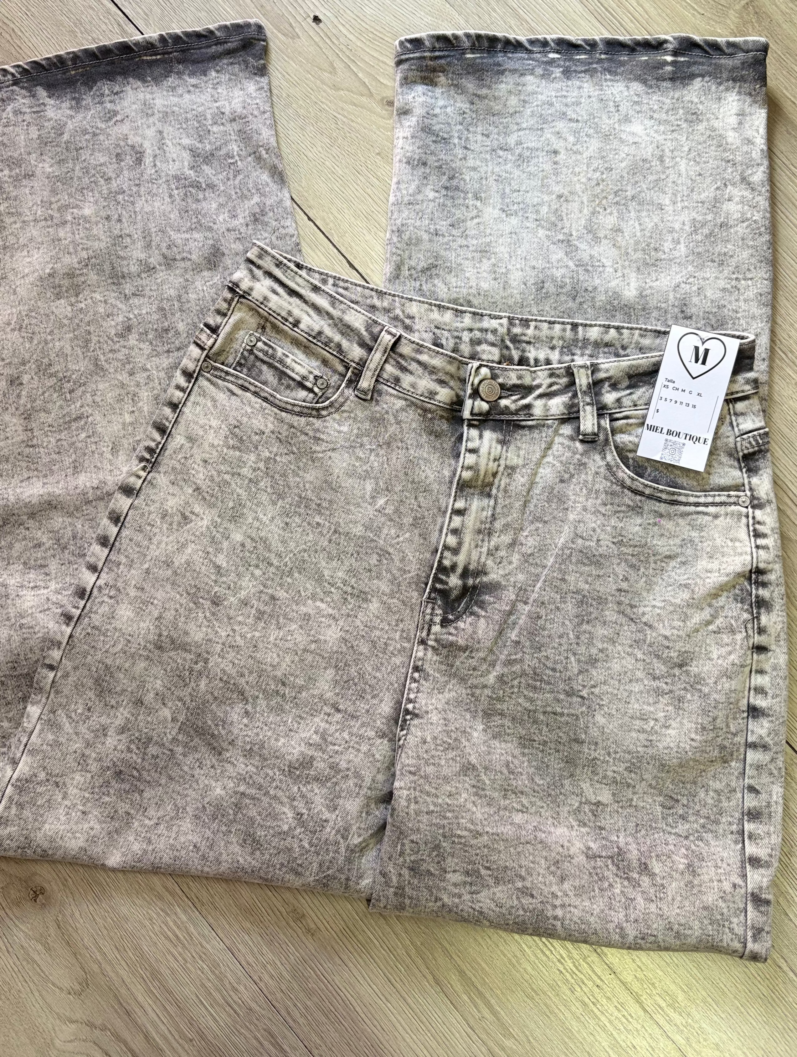 Jean WideLeg jaspeado