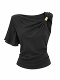 Blusa Herraje asimétrica
