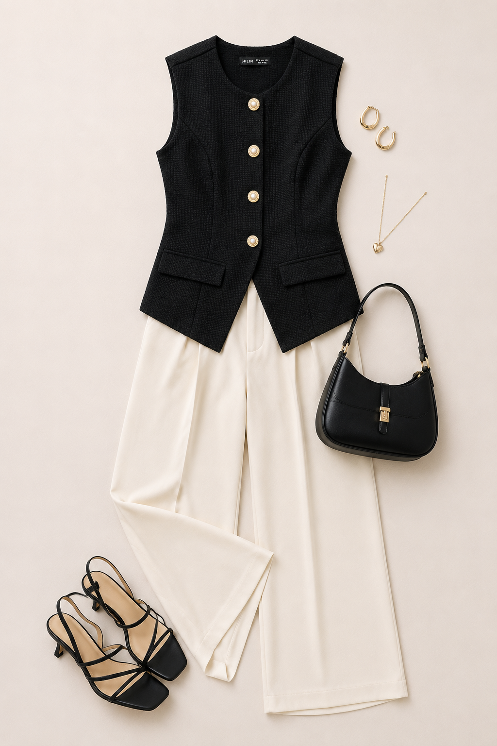 Blusa Botones perla