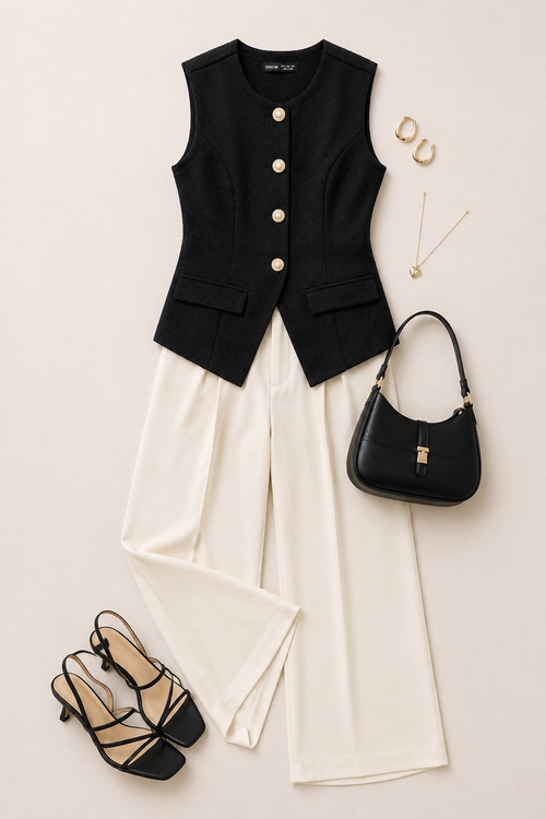 Blusa Botones perla “Xs-CH”