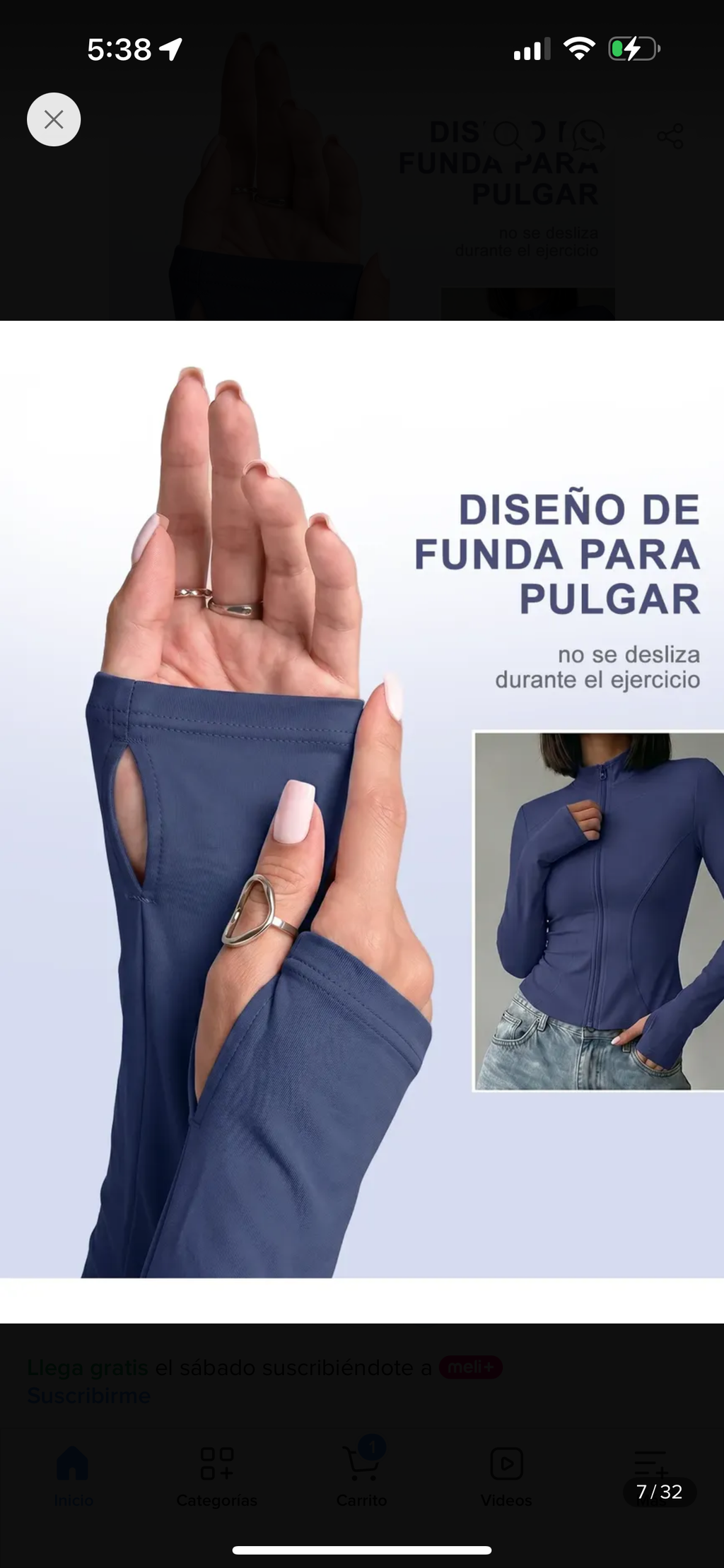 Chaqueta deportiva SlimFit
