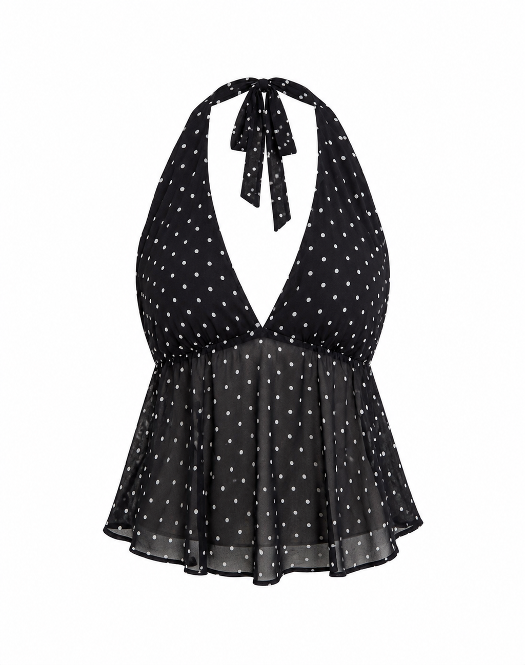 Top Halter Polka Dots