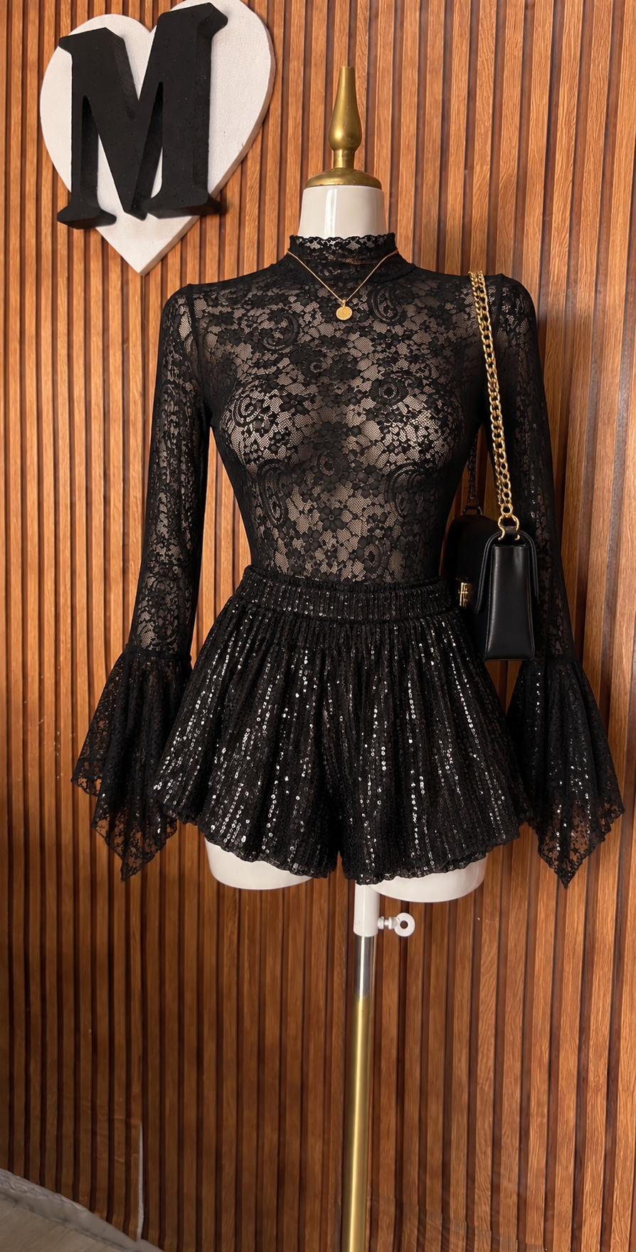 Blusa encaje Ch